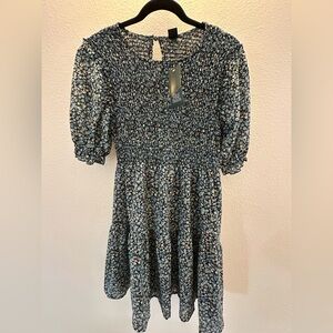NWT - Wild Fable Smocked Mini Dress